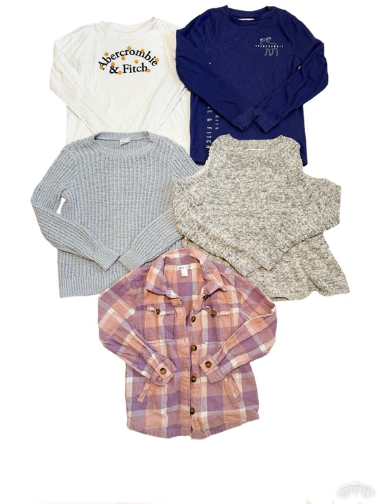 Other - Abercrombie Kids Girls Long Sleeve Sweater Bundle